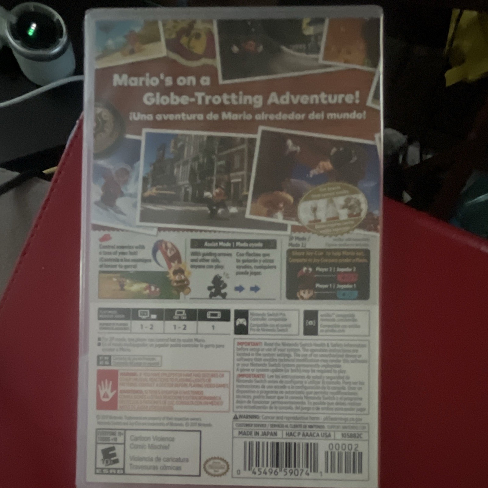 Nintendo Super Mario Odyssey for Nintendo Switch, Multiplayer, E10+, NTSC-U/C