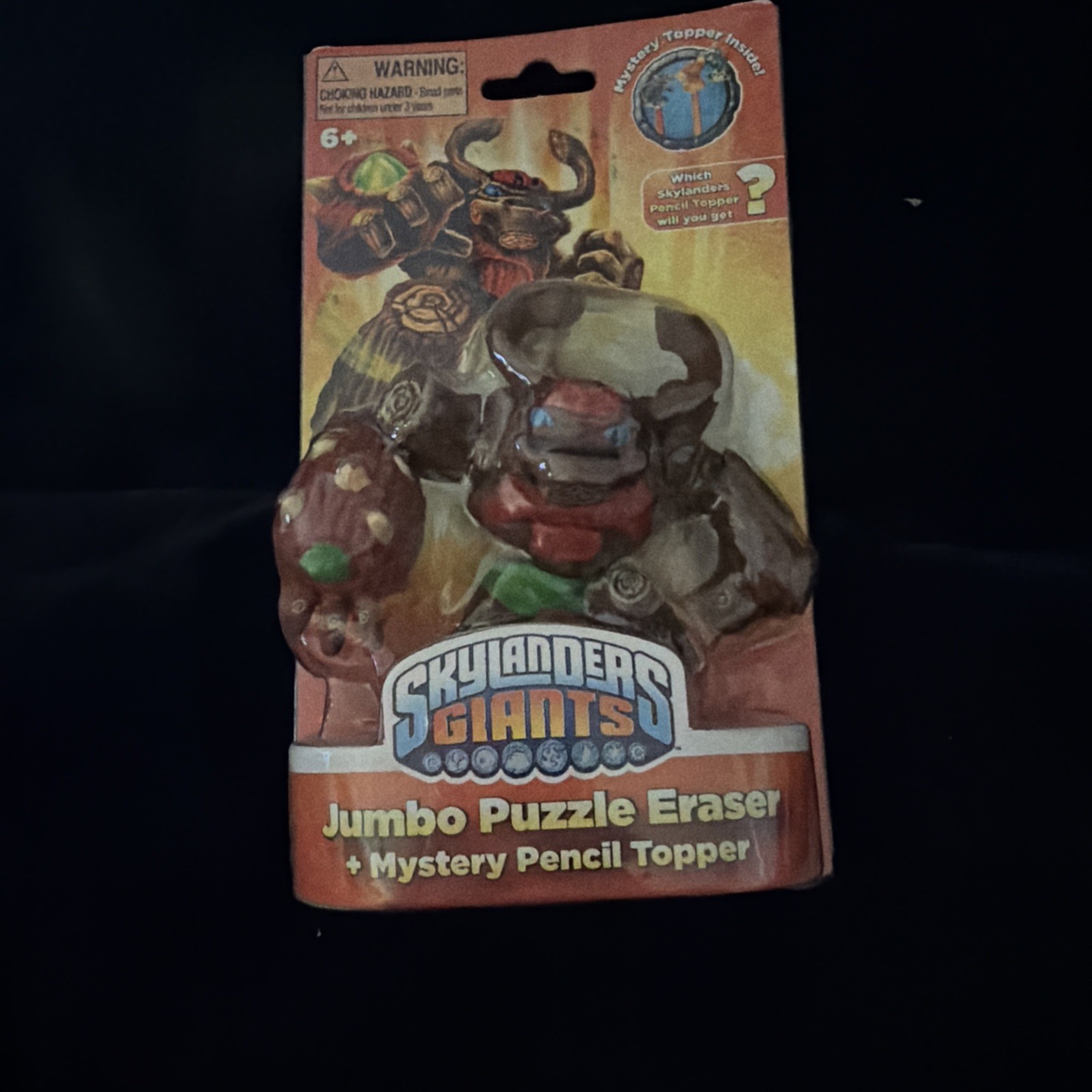 Skylanders Giants Jumbo Pencil Eraser Tree Rex with Mystery Topper New