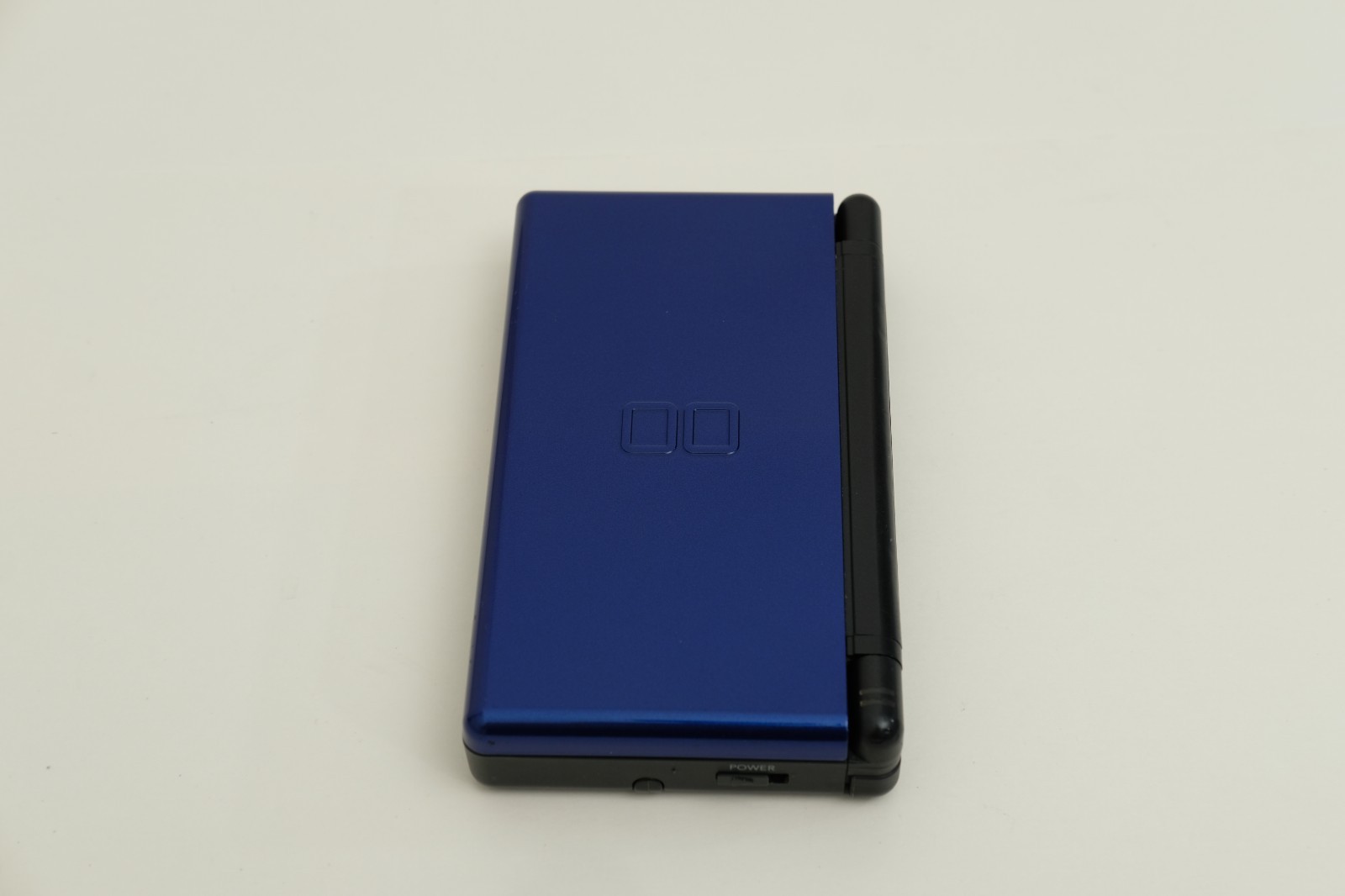 Nintendo DS Lite Handheld Cobalt and Black w/stylus, gba cover, charger USG-001