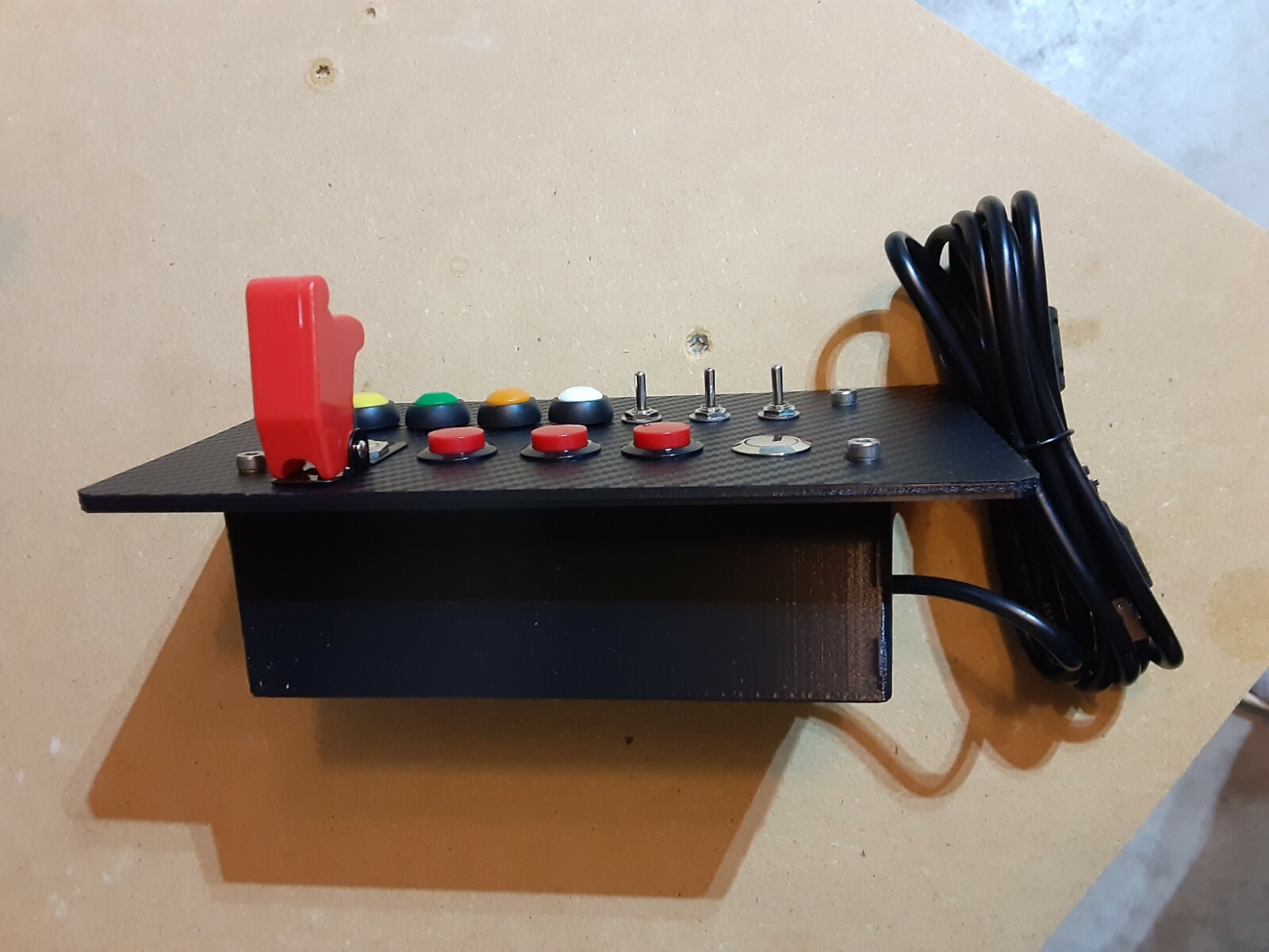 12 Function Sim Flight Truck Car Racing Button Box – Plug and Play USB For PC