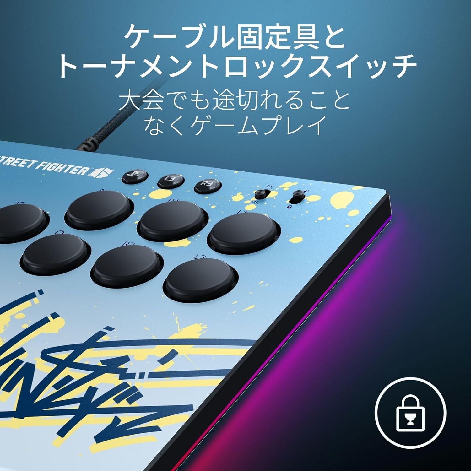 Razer Kitsune Optical Arcade Controller PS5 PC SF6 Chun-Li CAPCOM Street Fighter