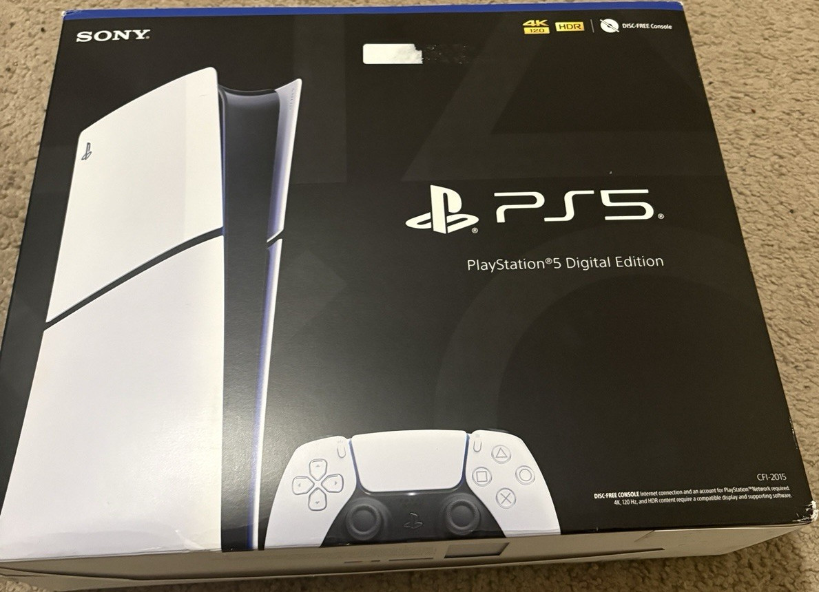 Sony PS5 Digital Edition 1TB CFI-2015 White 4K HDR HDMI Region Free