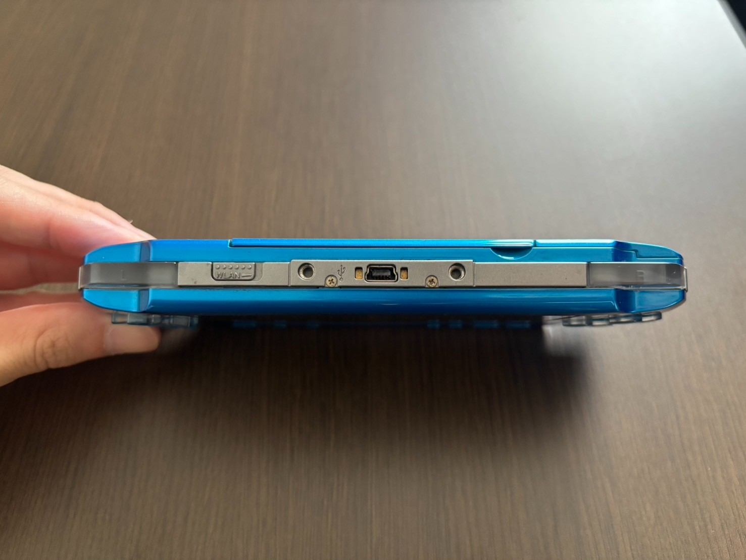 Sony PSP 3000 Vibrant Blue Console & USB charging cable – Tested [Good]