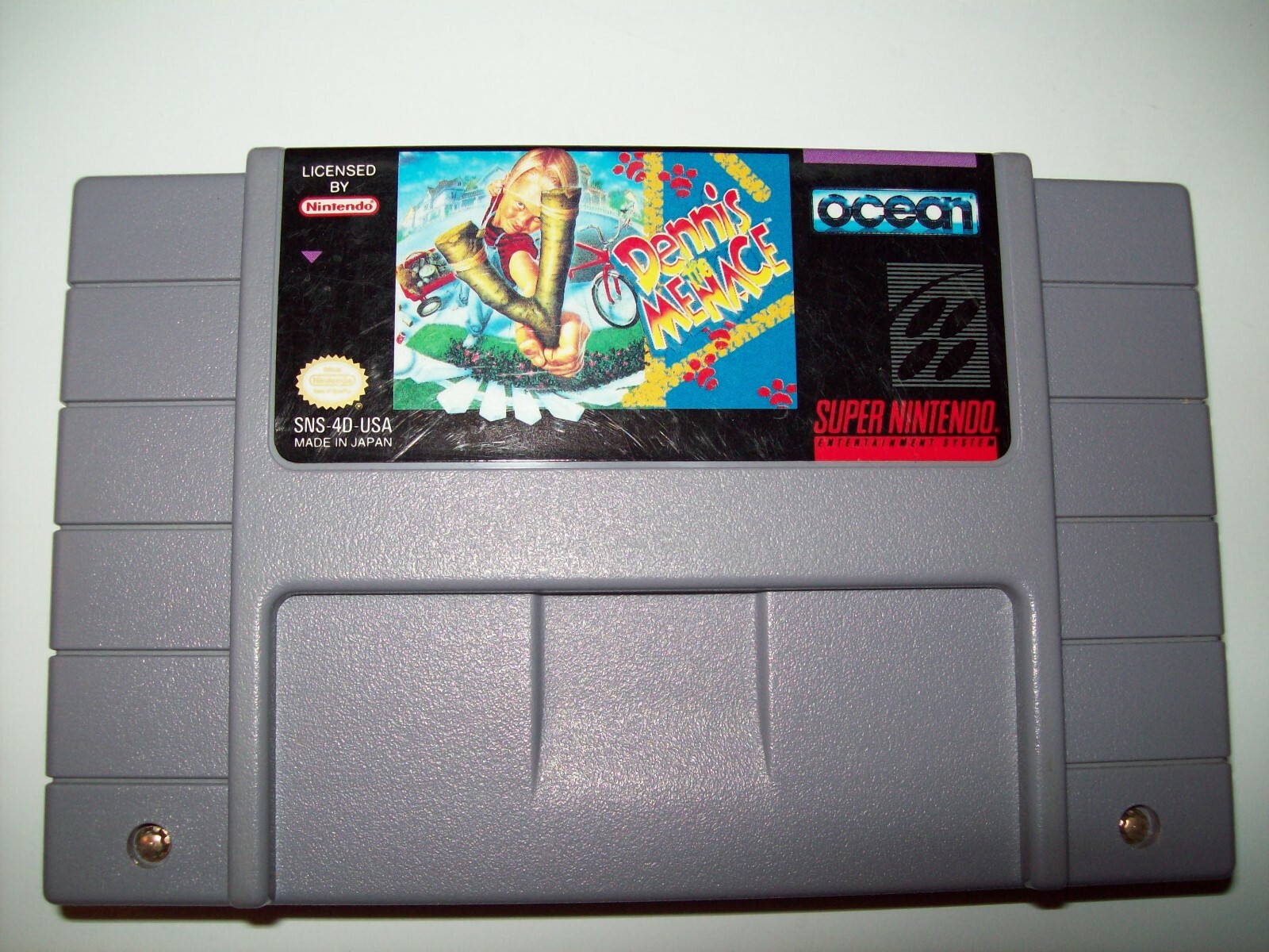 SNES Dennis the Menace, AUTHENTIC, TESTED