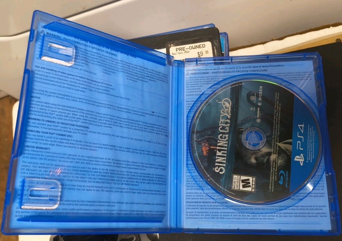 Ps4 Slim 500Gb+Account With 304 Games+No Controller+PWR Cord+HDMI+Charger Stand