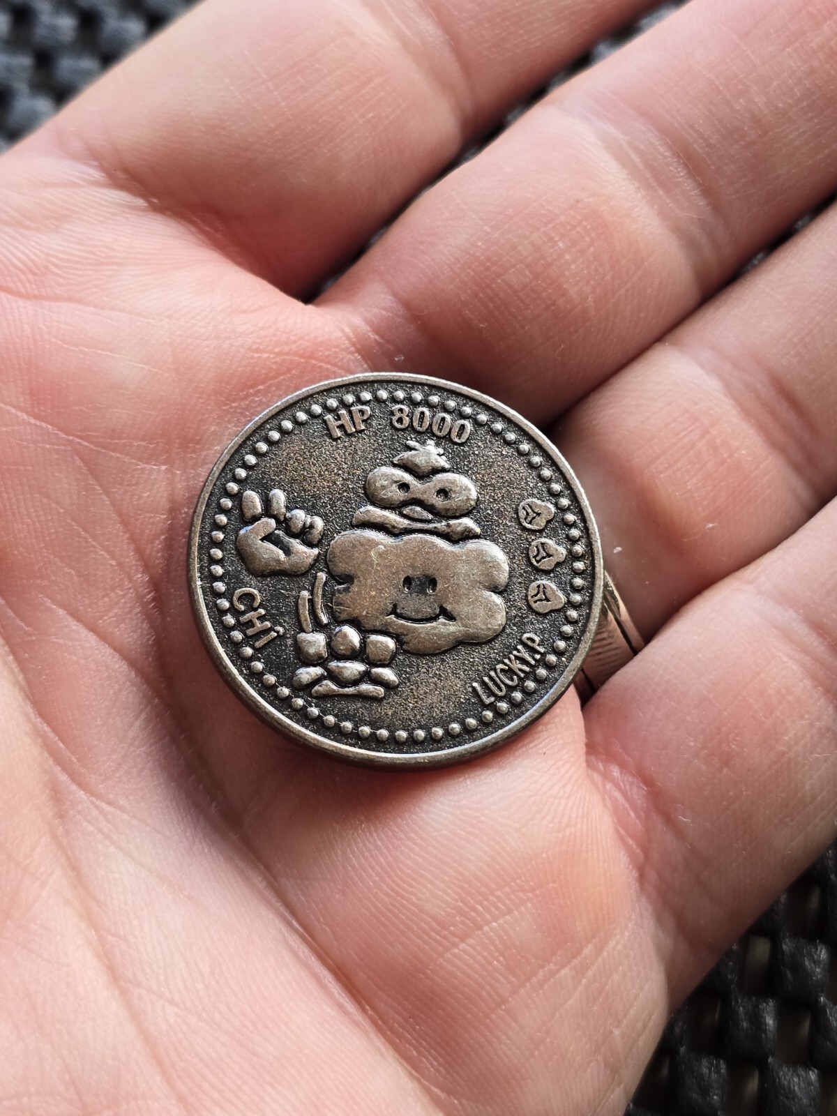 Super Mario Lucky World Coin Medal Nintendo Gachapon Rare Promo SNES GB [Lakitu]