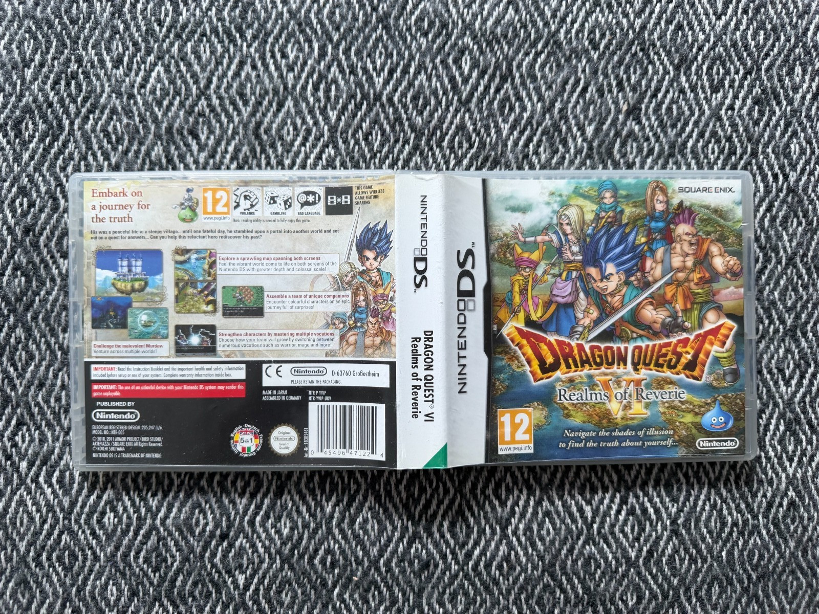 ds Dragon Quest VI 6 : Realms of Reverie Game REGION FREE (Works in US)
