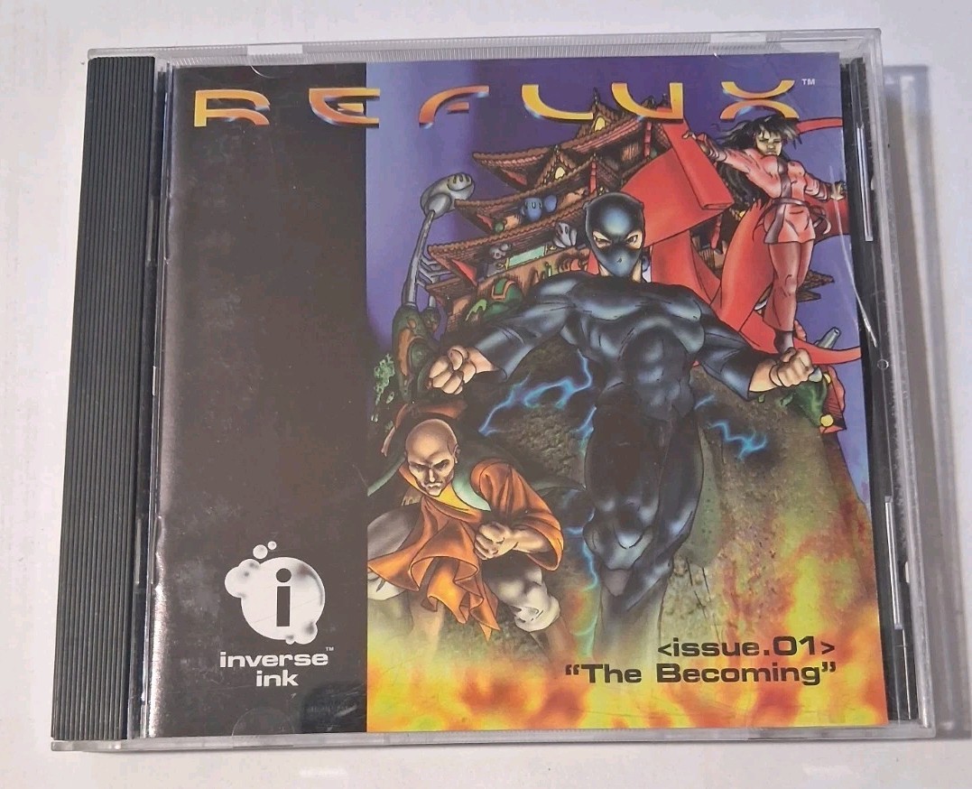 Reflux Issue.01 The Becoming (1995 PC Inverse Ink) Live Action Graphic Novel