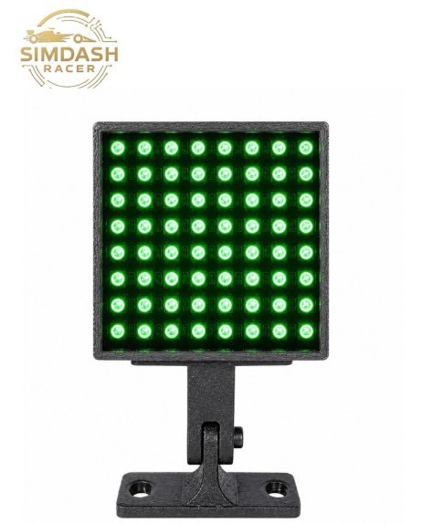 SimDash 64-LED RGB Matrix Display , Sim Racing Accessory, “LED Flag Display”