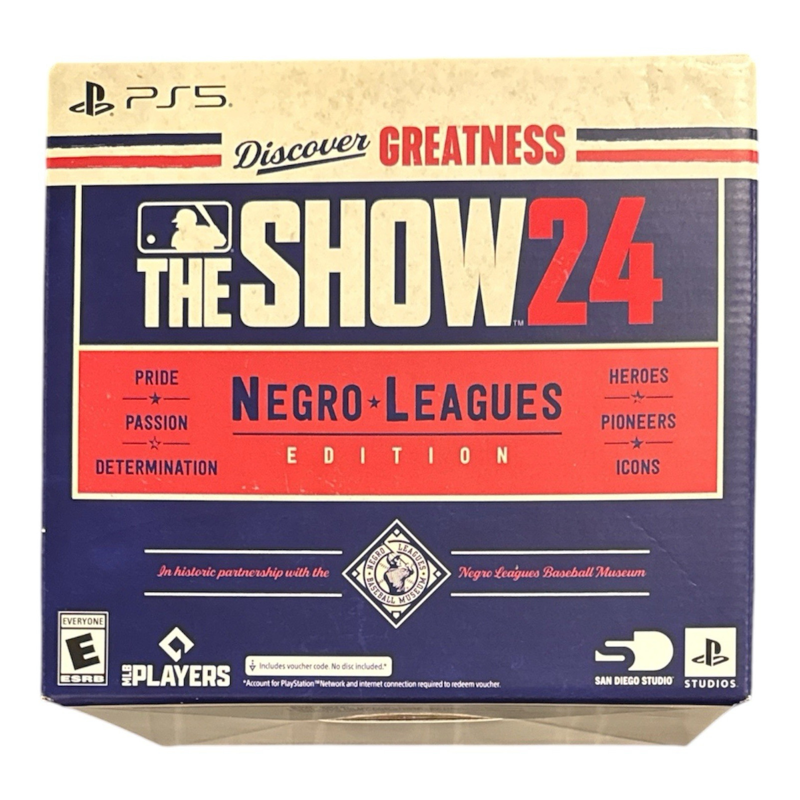 MLB The Show 24: Negro Leagues Edition SteelBook – PS5 2024 E Sealed No Game