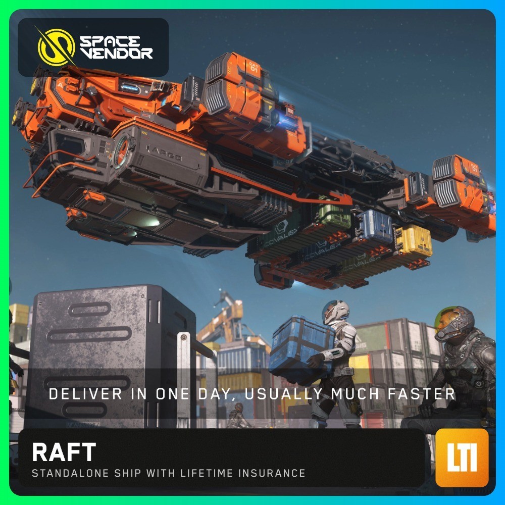 Star Citizen RAFT LTI Lifetime Insurance CCUd – Space Vendor