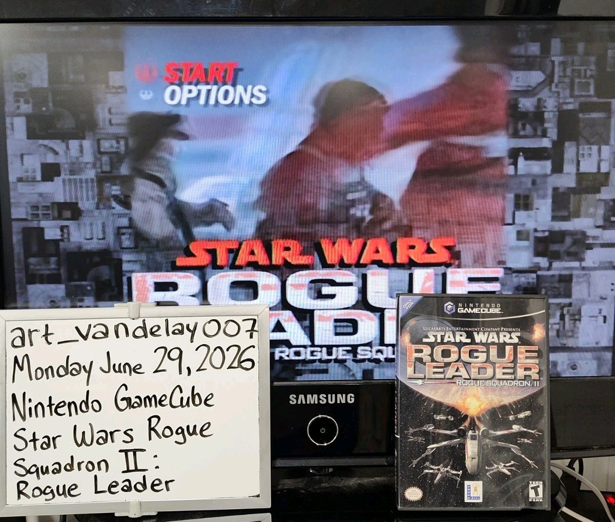 Star Wars Rogue Squadron II: Rogue Leader (Nintendo GameCube, 2001) CIB Tested!