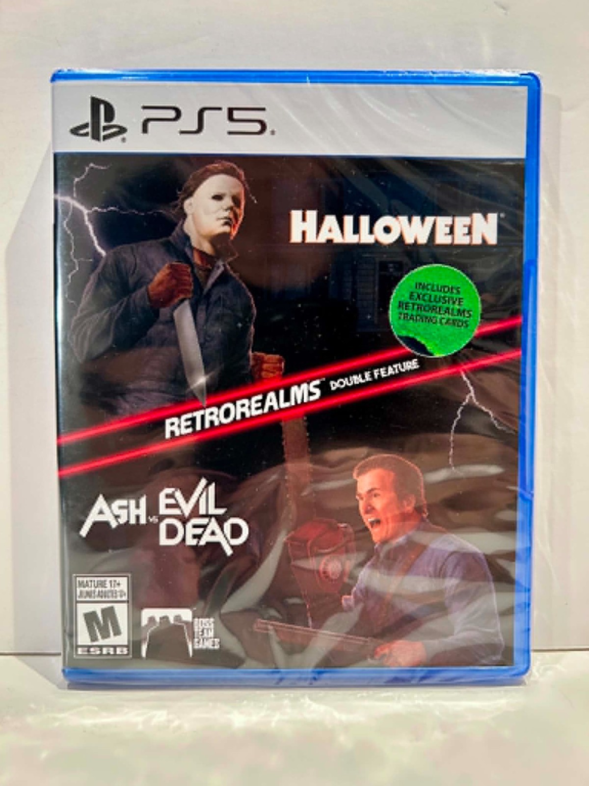 RetroRealms Double Feature Halloween & Ash vs Evil Dead PS5 New Sealed