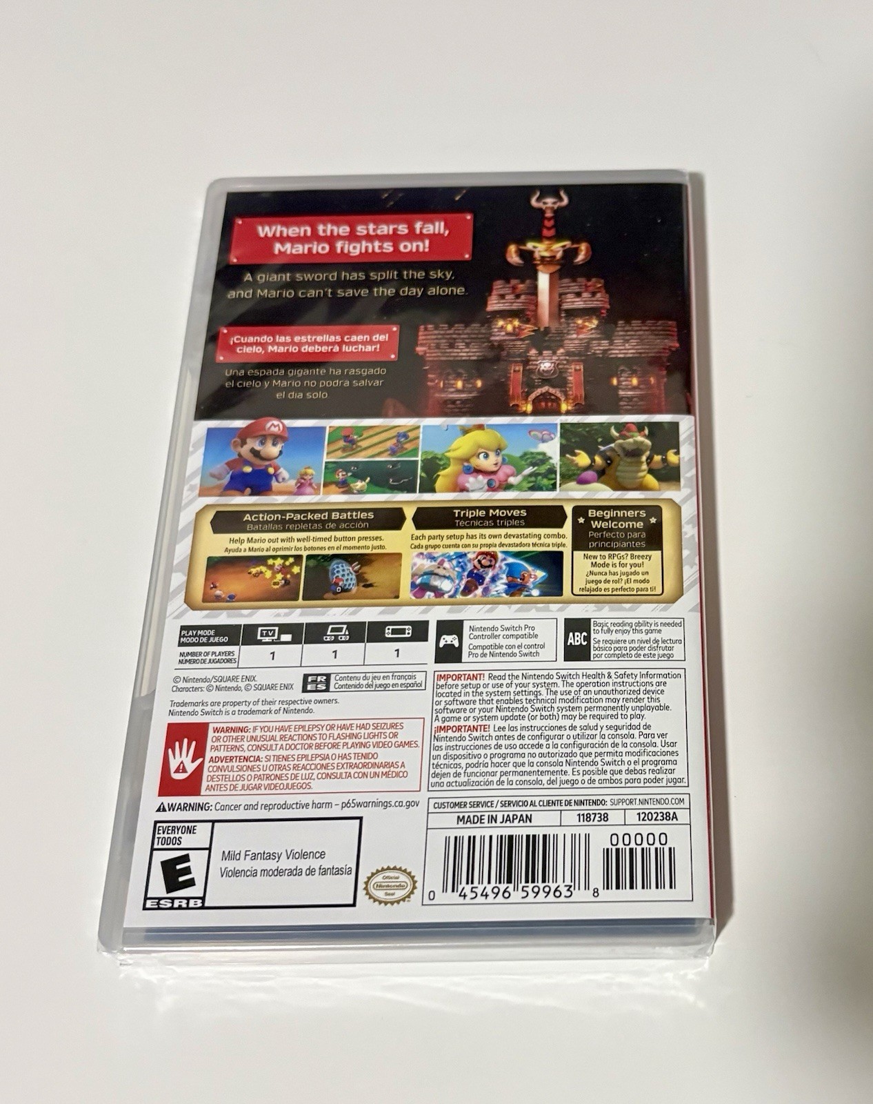 Super Mario Bros RPG for Nintendo Switch (New)