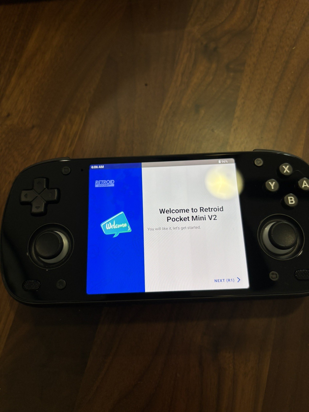 Retroid Pocket Mini V2 Emulation Handheld Black W/ Case (Excellent Condition)