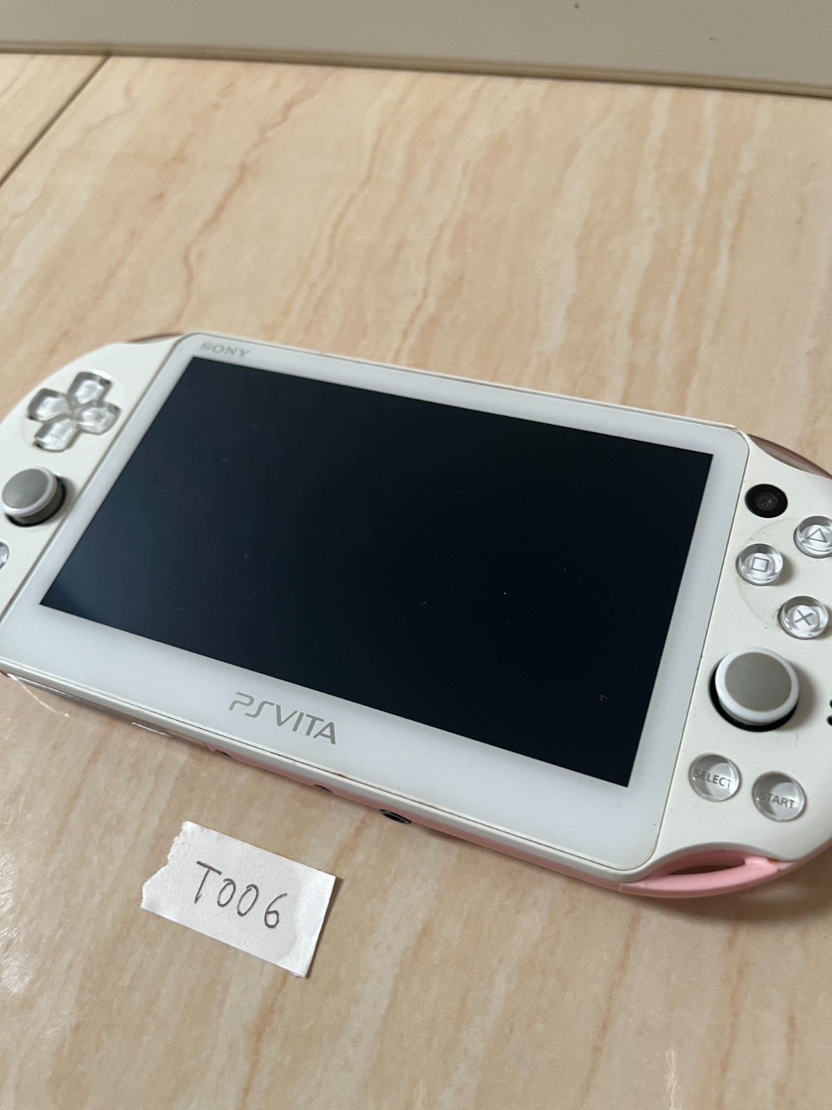 Excellent PS Vita Light Pink White PCH 2000 ZA19 Console only PSV Slim T006
