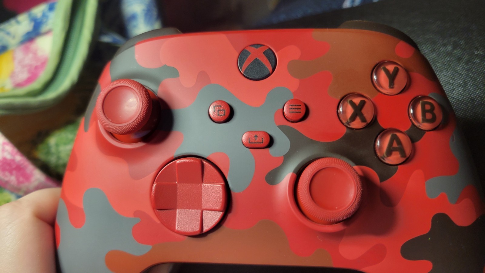 Xbox Wireless Controller Red/Black/Gray Camo Gamepad for Xbox One Series X|S PC