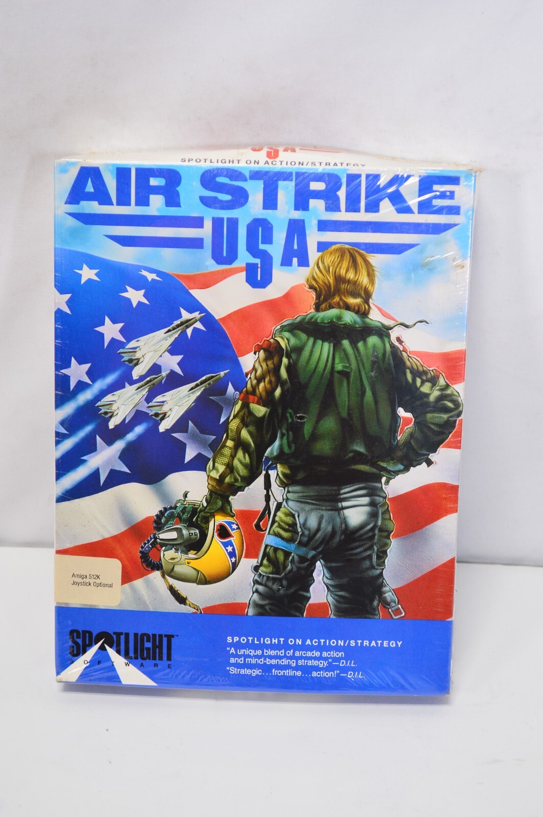 NEW Air Strike USA Spotlight Software Amiga Computer Video Game