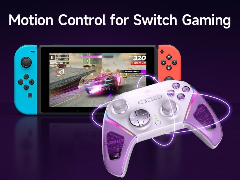 Wireless controller Gamepad TMR Joystick, Dual-Mode Trigger-US-D10