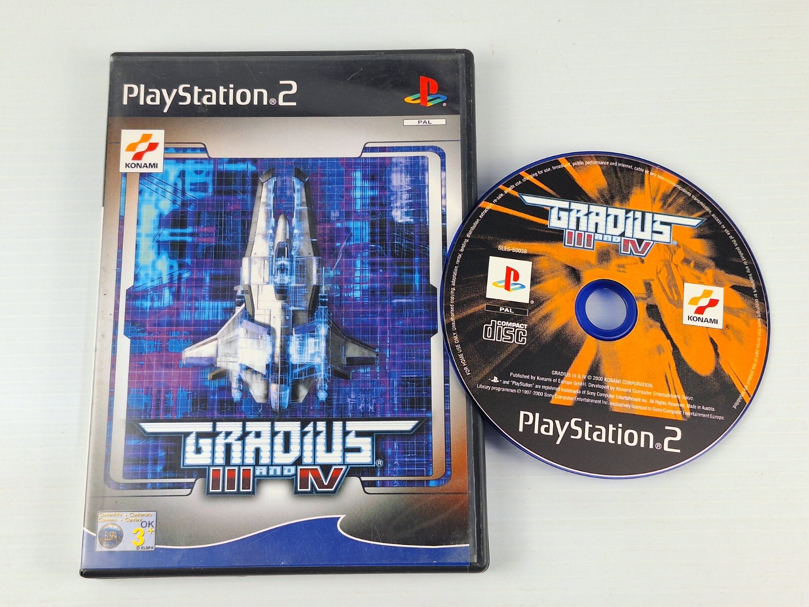 Gradius III and IV Sony PlayStation 2 PS2 PAL NO MANUAL – OZ SELLER