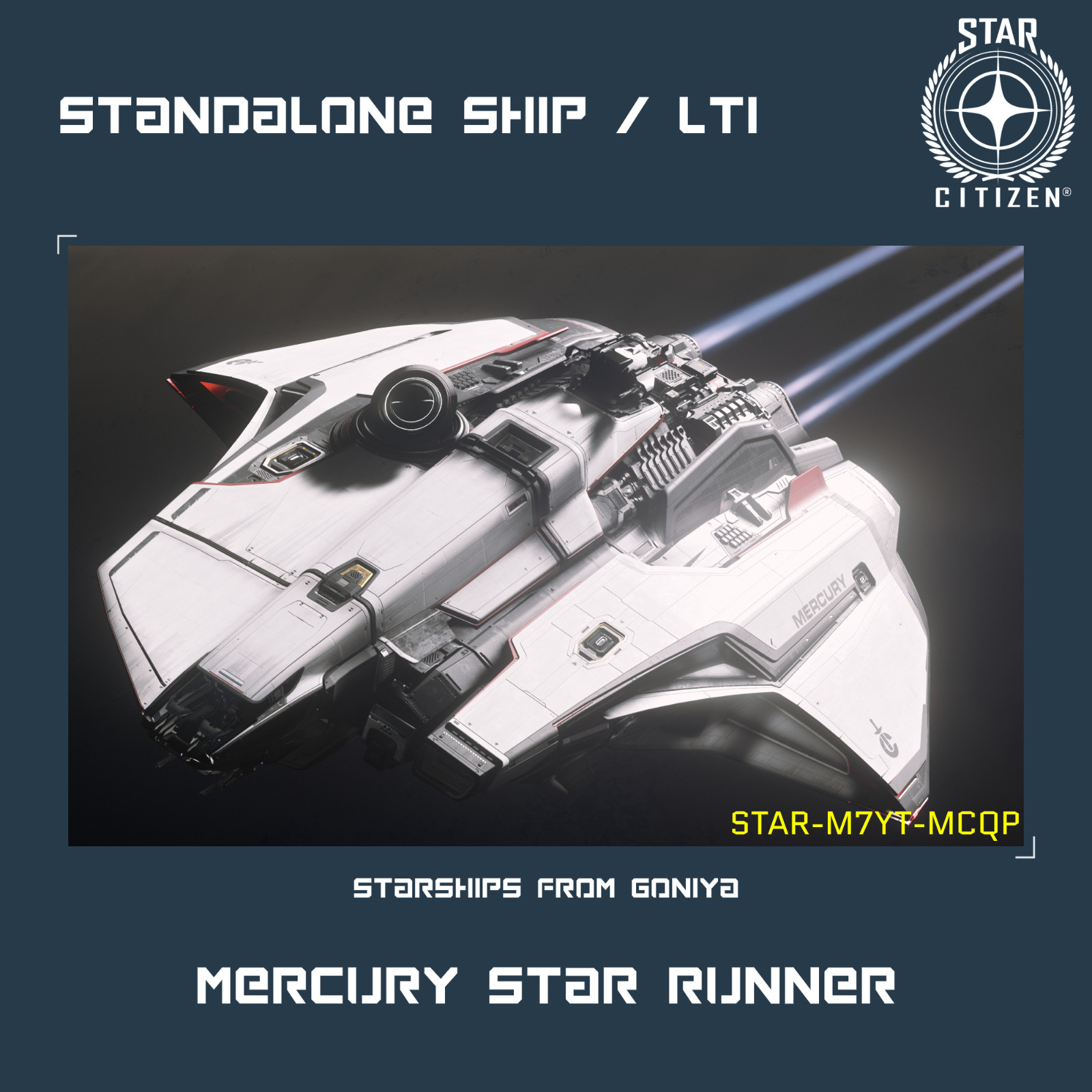 STAR CITIZEN – CRUSADER MERCURY STAR RUNNER – LTI – CCU’d – (Lifetime Insurance)
