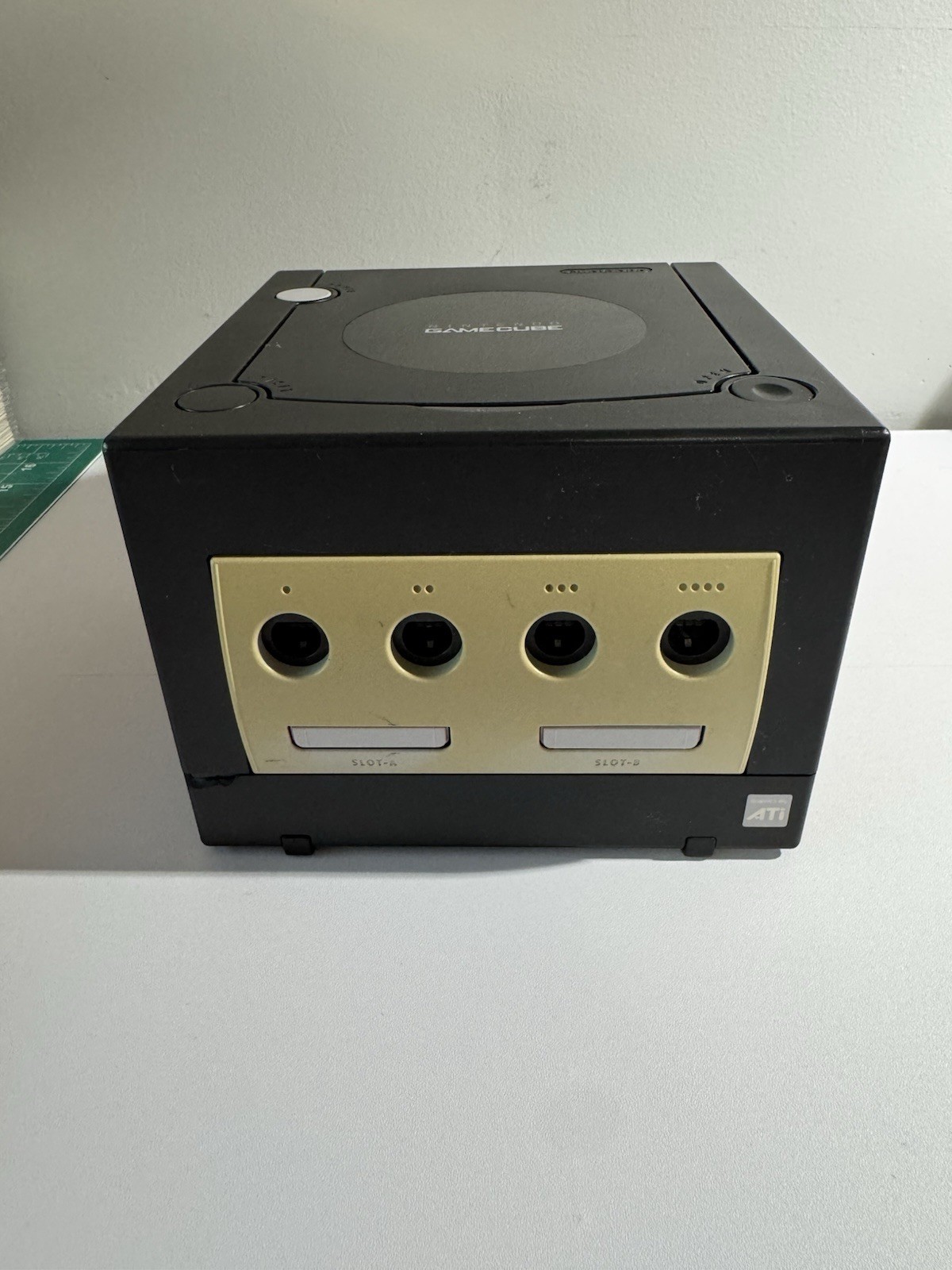 Nintendo GameCube Console Black DOL-001 , Not Tested Recently, No Power Adapter