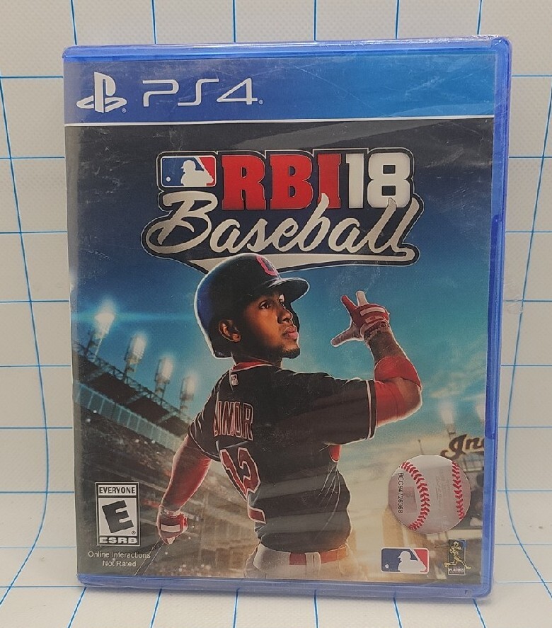 R.B.I. Baseball 18 Sony PlayStation 4, 2018 NIB Factory Sealed MLB OFFICIAL