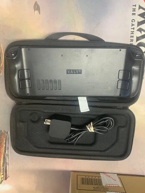 Valve Steam Deck 256GB Handheld Console – Case & Charger – Tested Working
