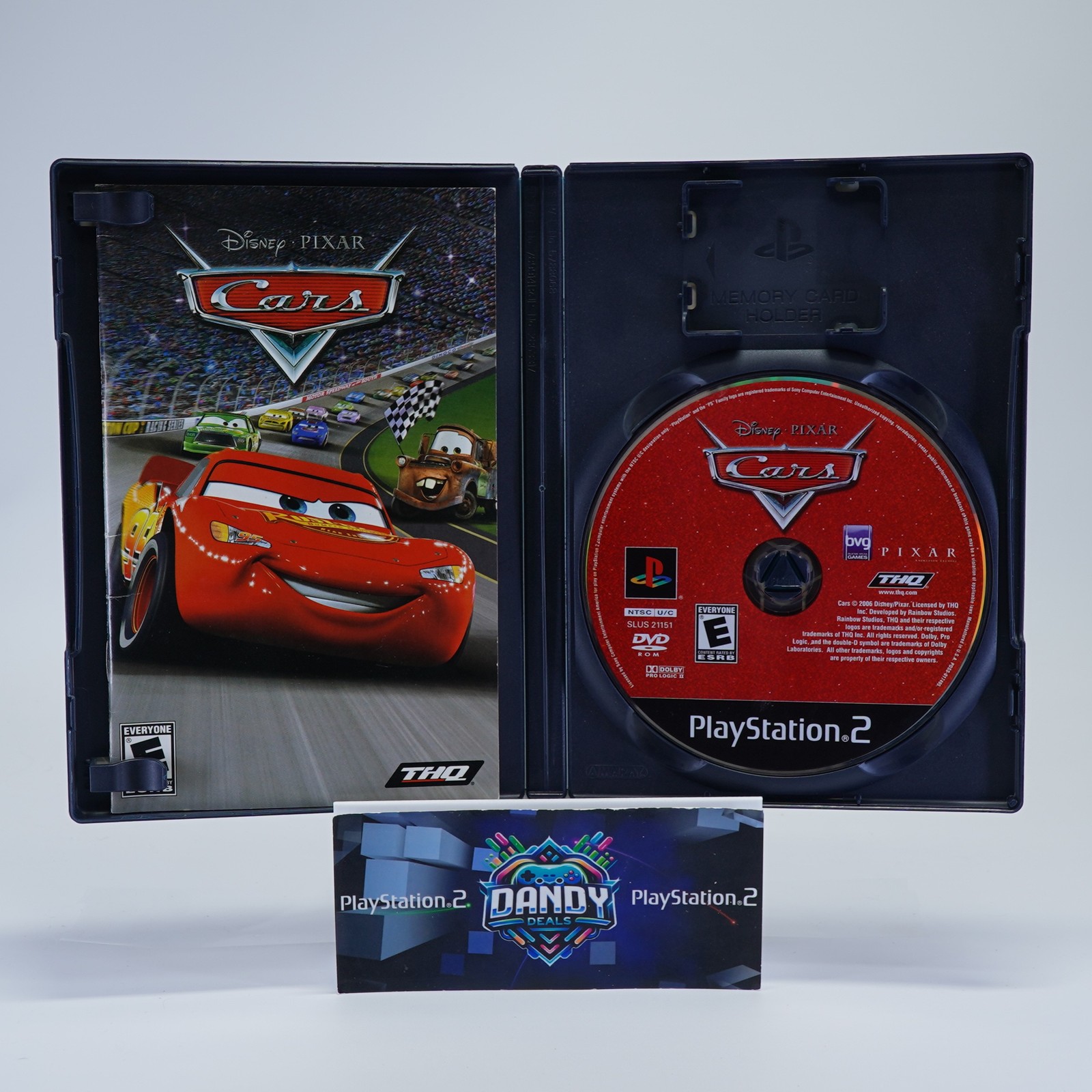 Cars PS2 Black Label – CIB W/ Manual – PlayStation 2