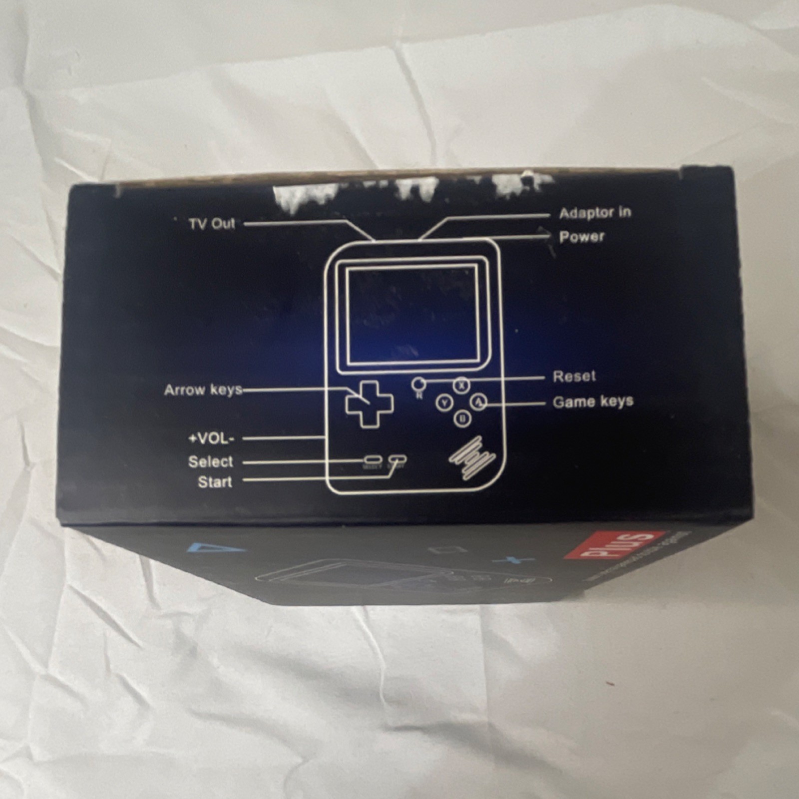 Retro FC Plus Black Handheld System 3.0 Inch LCD Composite RCA USB TV Output