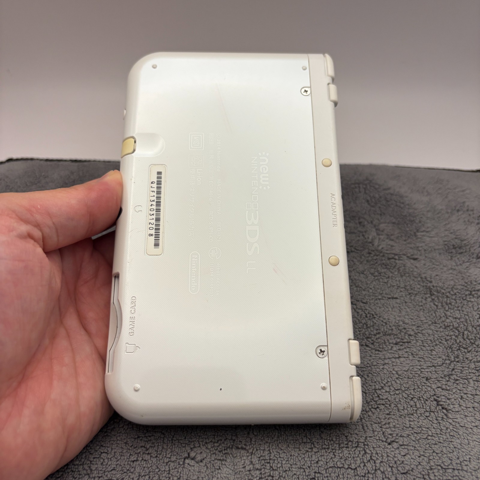 【Excellent5】Nintendo NEW 3DS LL XL Pearl White System Used Game Console From JP