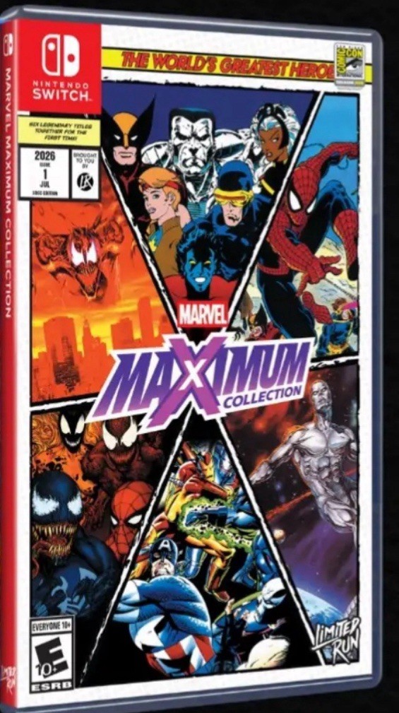 SDCC 2026 Limited Run Games Marvel MaXimum Collection Nintendo Switch PRESALE