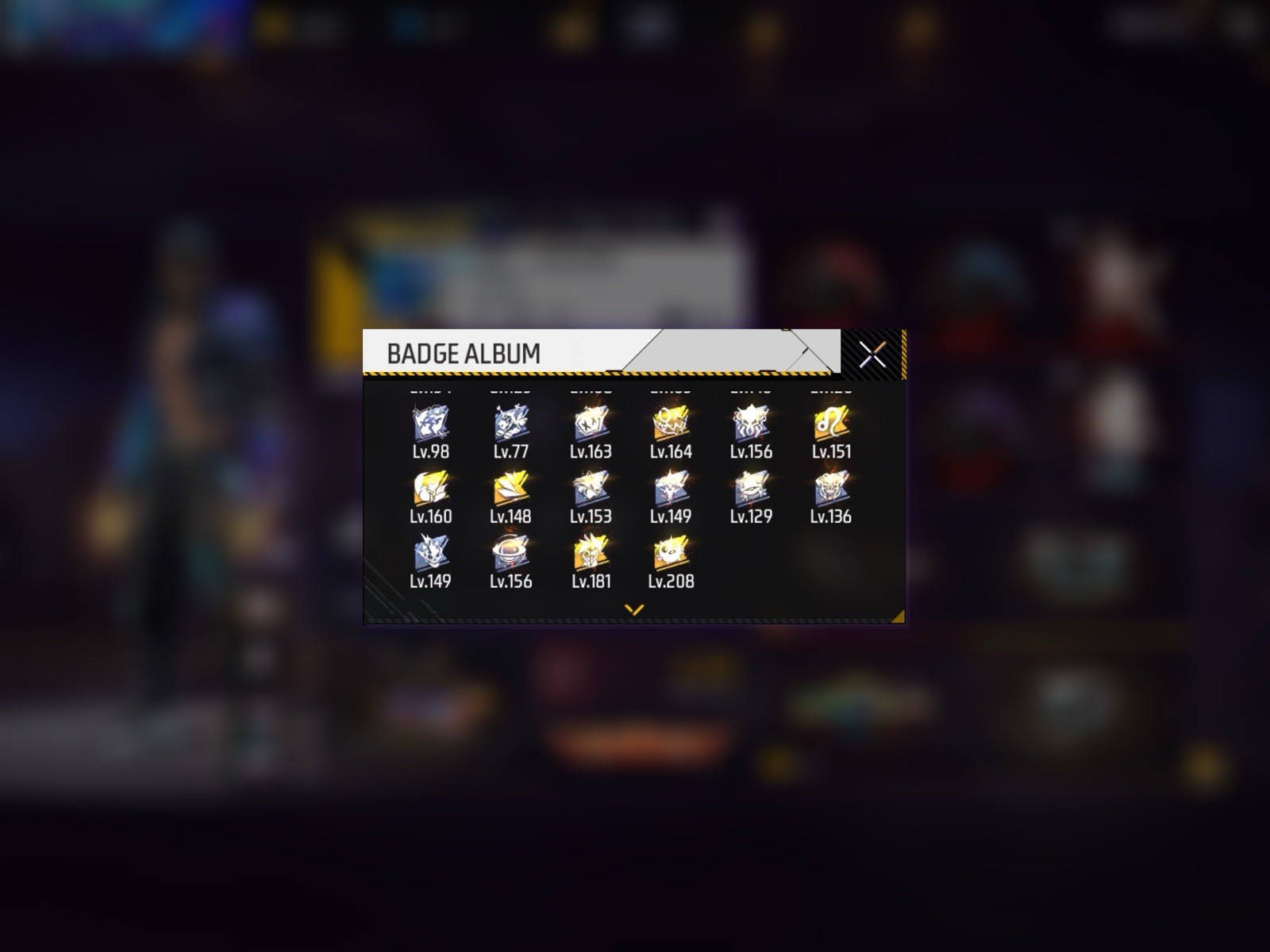 Free Fire Android In-Game Screenshots: Outfits/Skins, Weapon Gallery