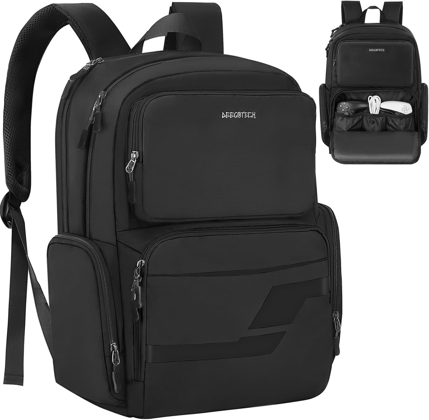 Travel Backpack for PlayStation 5 PS5/PS5 Pro/Ps5 Slim with Multiple Pockets