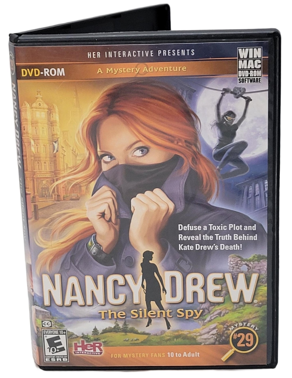 Nancy Drew Mystery Vol #29 The Silent Spy (Windows PC or Mac Game) CIB Complete