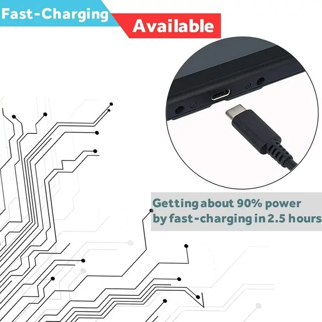 For Nintendo Switch AC Power Supply Adapter Home Wall Travel Charger Cable 2.4A