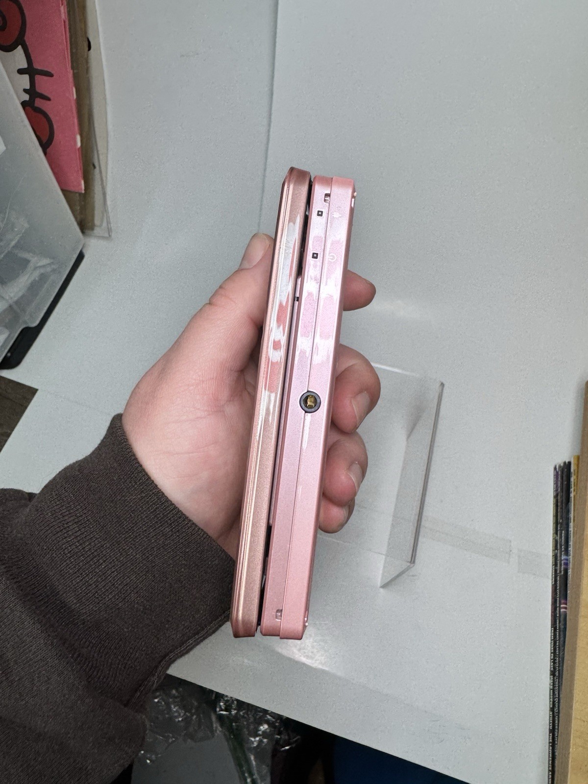 Nintendo 3DS Pink Handheld Console Wi-Fi, Headphone Jack, Box Dock Manual (READ)