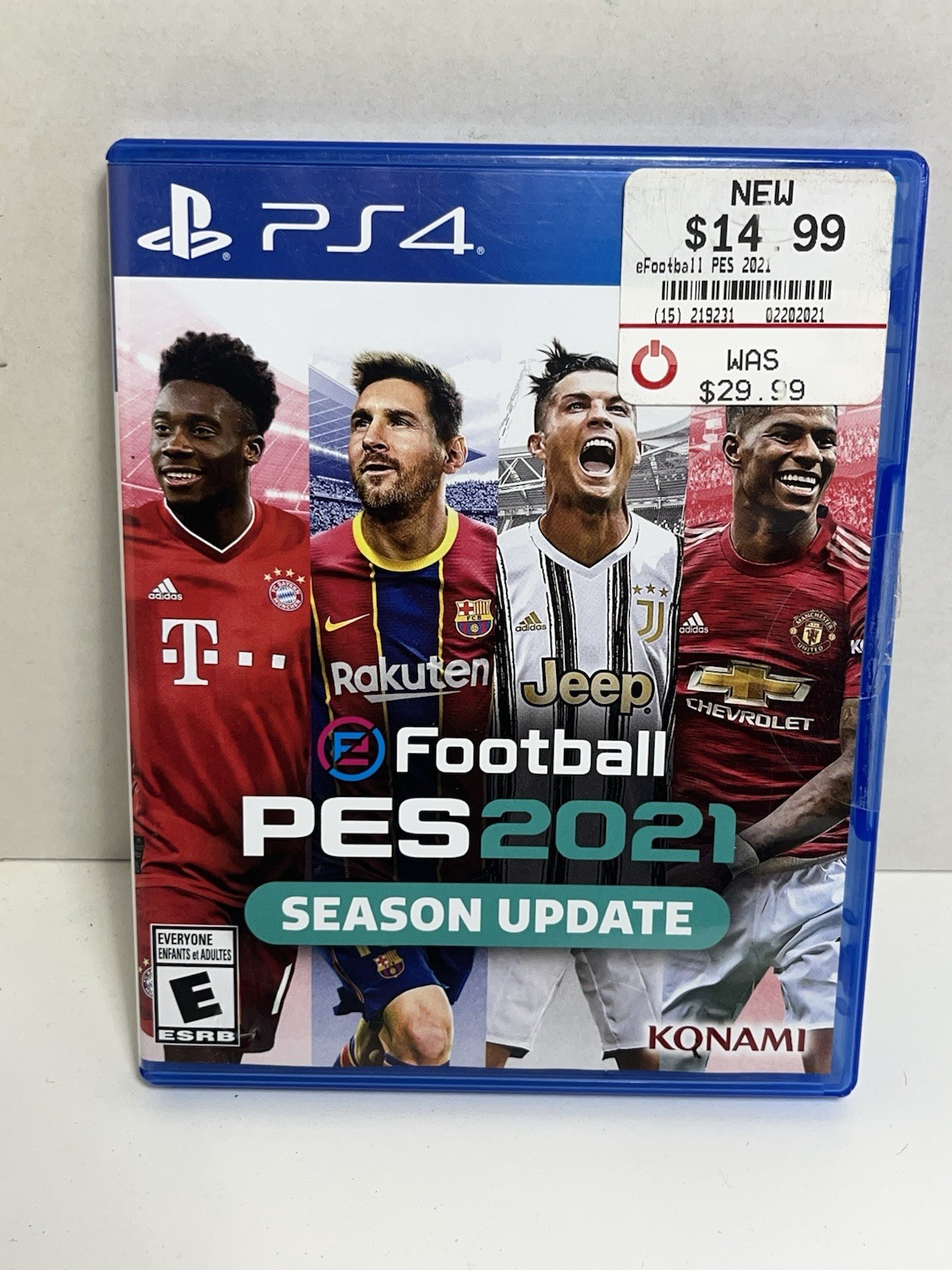 e Football Pes 2021 Season Update For Sony Playstation 4
