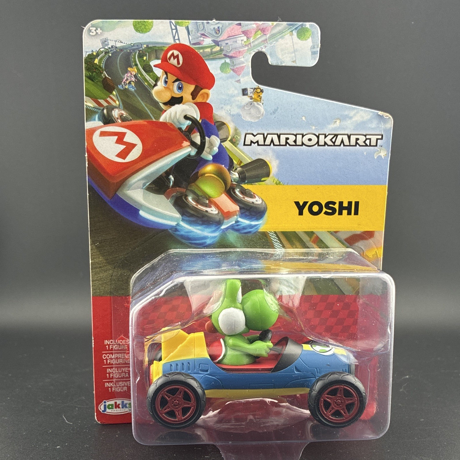 JAKKS Pacific Mario Kart Yoshi Mach 8 Proto 1 Diecast Vehicle 38605