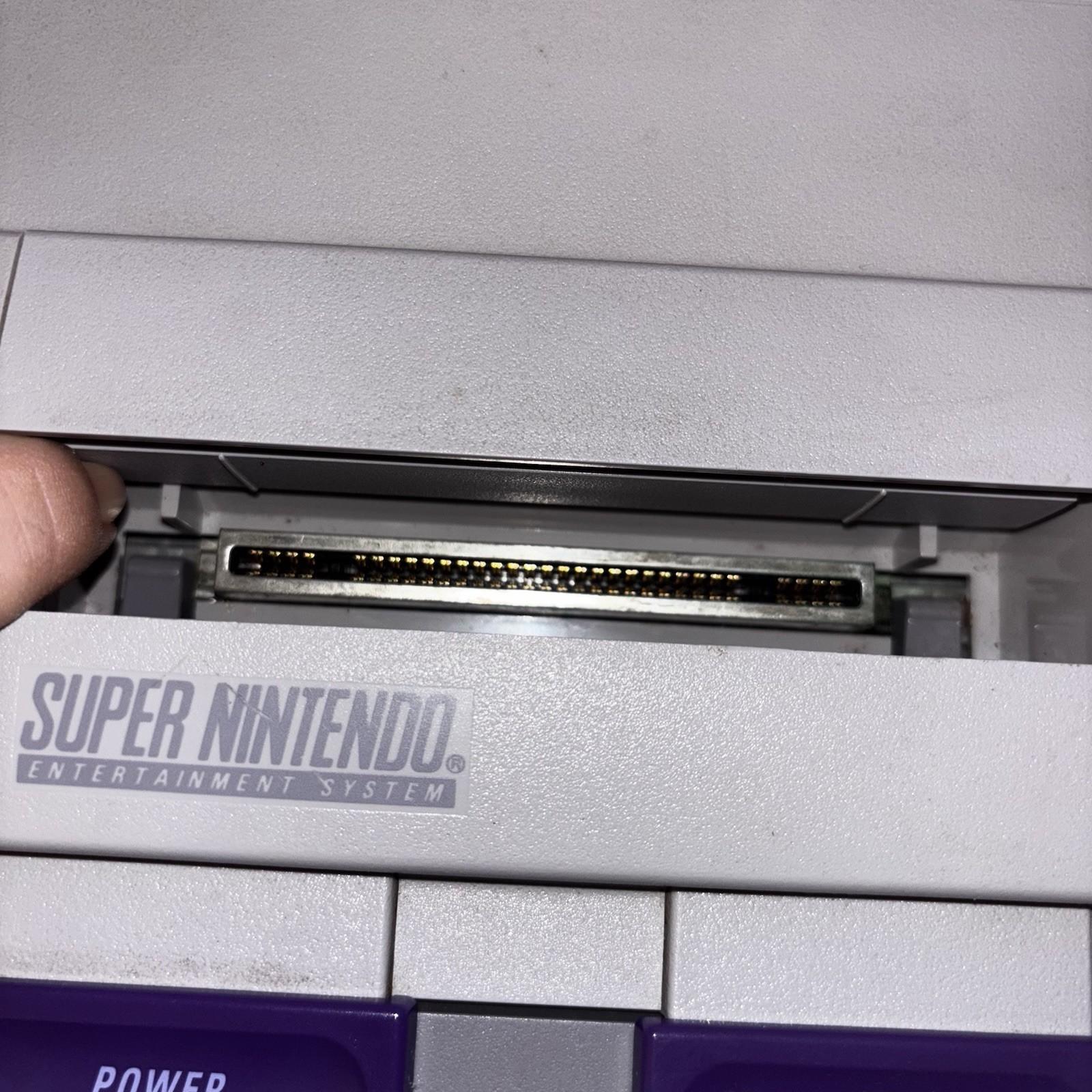 Super Nintendo SNES Original SNS-001 Console Only AS IS FOR PARTS