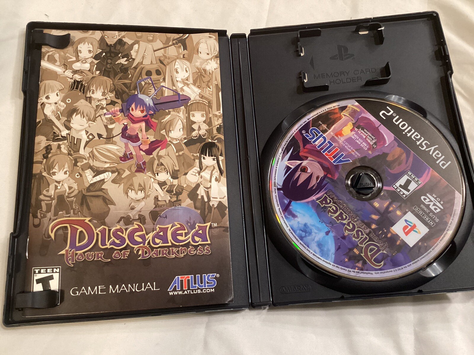 Disgaea Hour of Darkness PlayStation 2 PS2 Video Game Complete RPG/SIM Altus