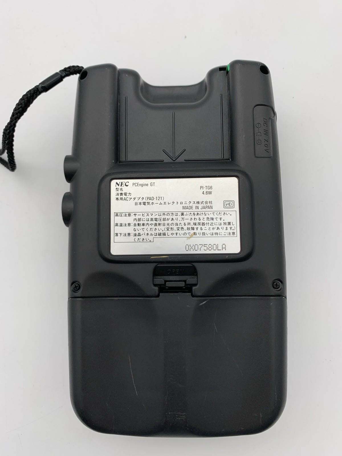 NEC PC Engine GT PI-TG6, power-on confirmed, for parts 0616-210