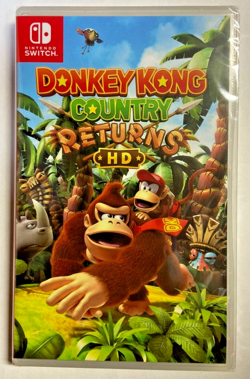 Donkey Kong Country Returns HD – Nintendo Switch Brand New