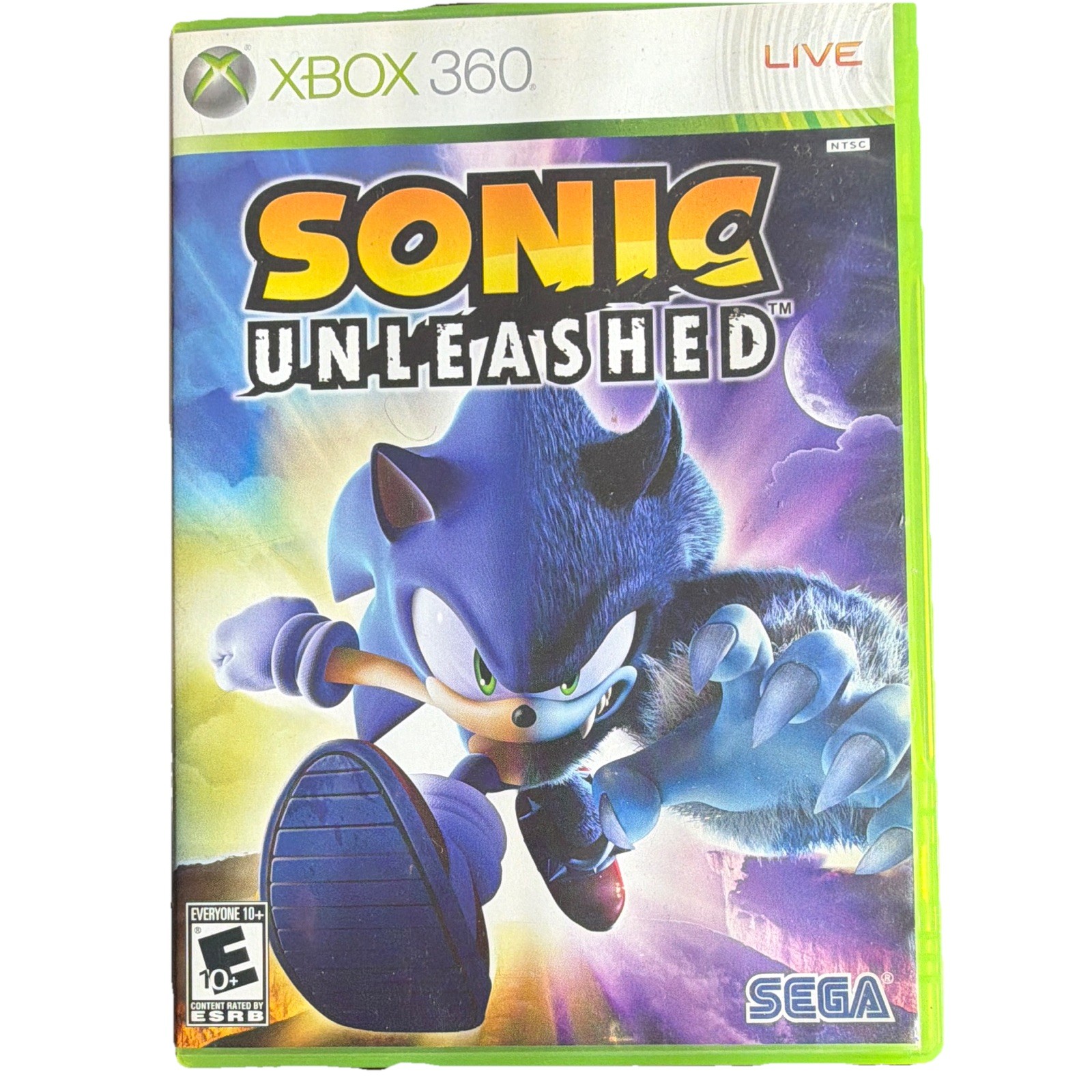 SEGA Sonic Unleashed – Xbox 360, E10+ Everyone 10+, NTSC-U/C (US/Canada)