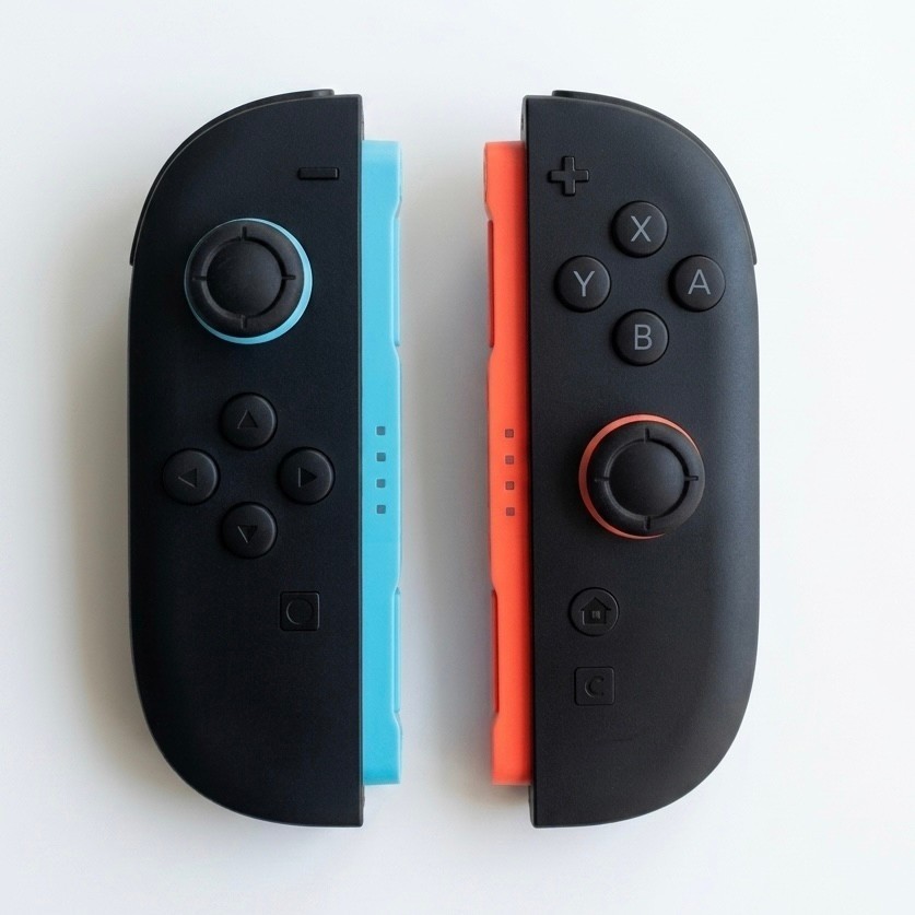 For Nintendo Switch 2 Joy Con 2 L & R Controller Handles Light Blue / Light Red