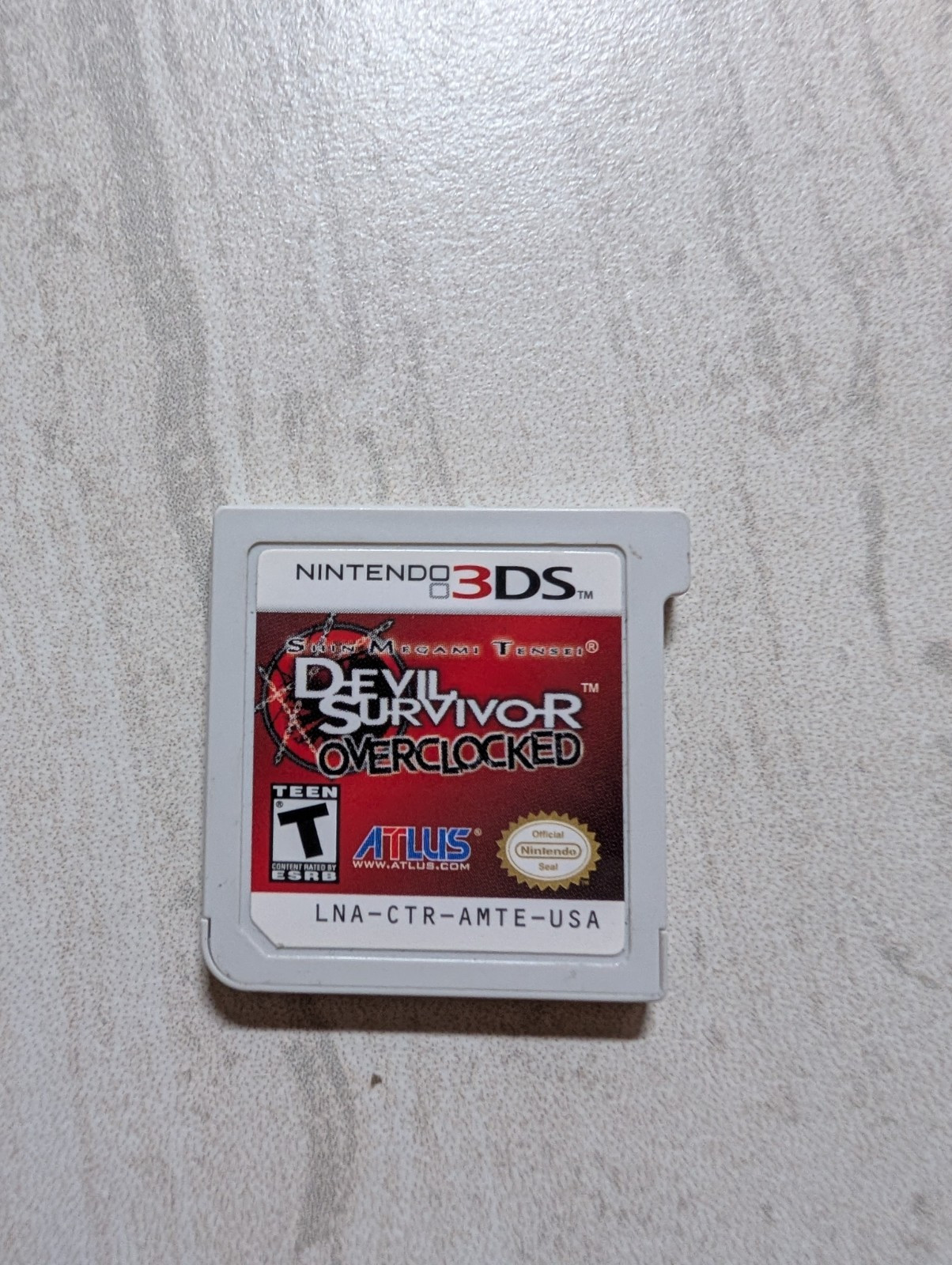 Shin Megami Tensei: Devil Survivor Overclocked SMT Nintendo 3DS CART ONLY