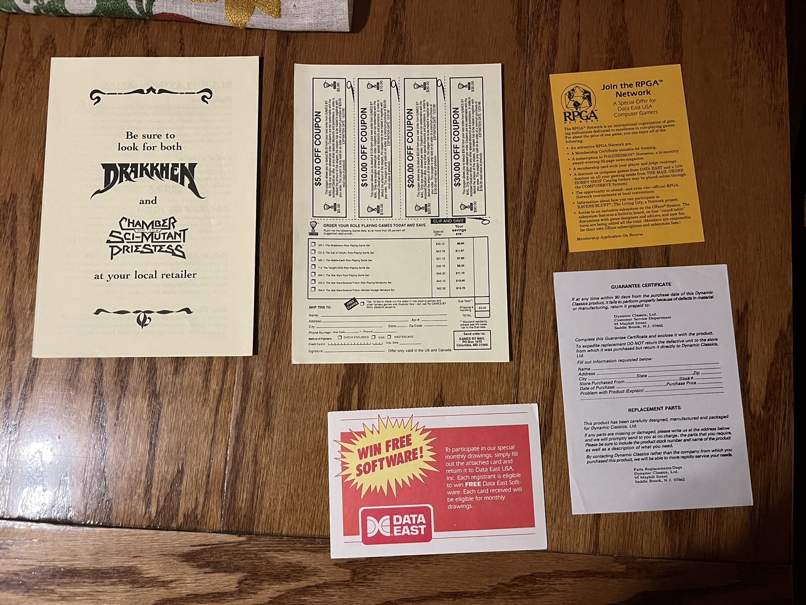 COMPLETE! Drakkhen by Draconian IBM PC Game 5.25” (Missing Figurine)