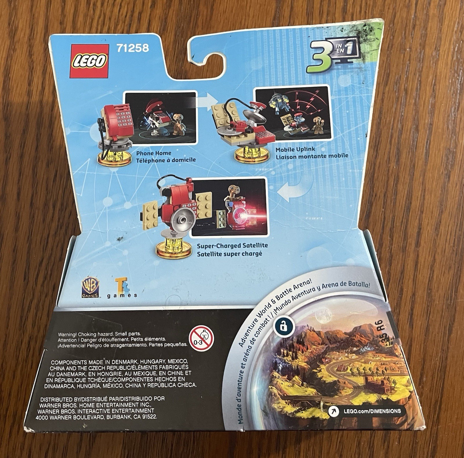 LEGO Dimensions E.T. Pack 71258 New, Sealed In Box