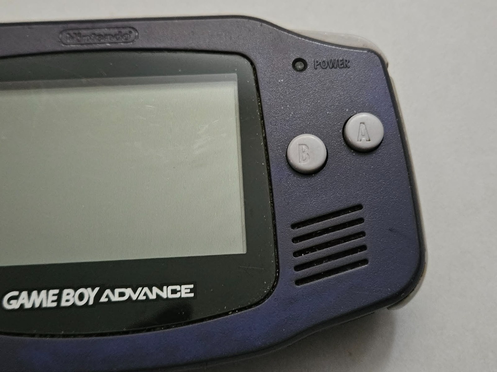 Nintendo Game Boy Advance Handheld System – Indigo (AGB-001) – Working – Read