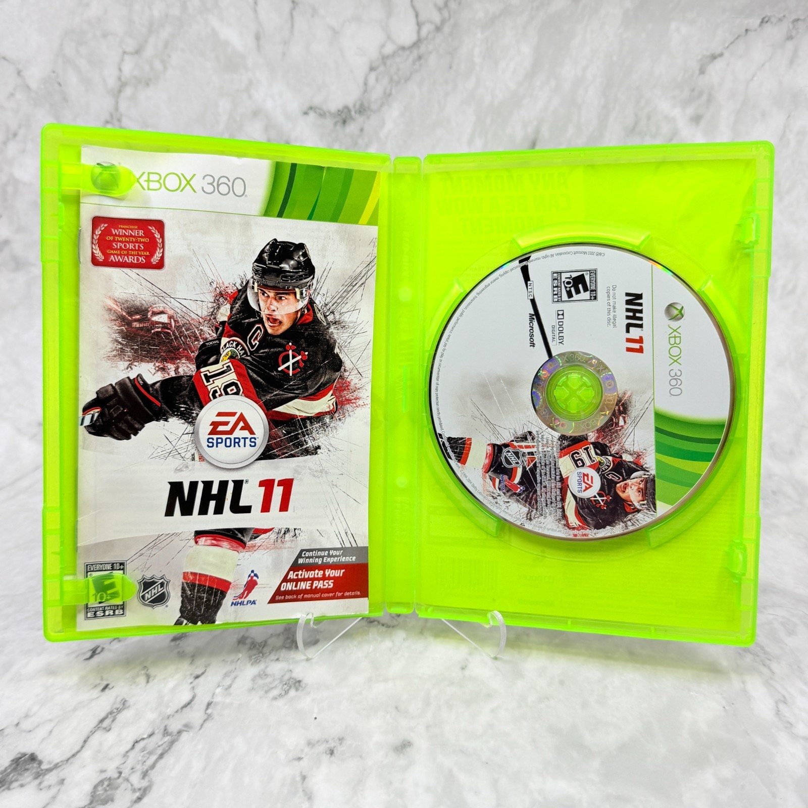 NHL Lot of 6 Xbox 360 Hockey Games 07 08 09 11 12 14 CIB Tested Working